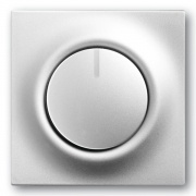 Накладка светорегулятора ABB impuls серебристый металлик (6540-783)