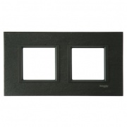 Рамка Unica Class 2 поста иберийский сланец