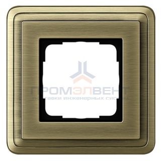 Рамка 1-ая Gira ClassiX Бронза/Бронза