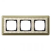 Рамка 3-ая Gira ClassiX Art Бронза/Кремовый
