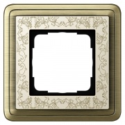 Рамка 1-ая Gira ClassiX Art Бронза/Кремовый