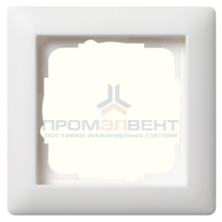 Рамка 1-ая Gira Standard 55 Белый матовый