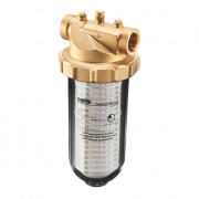 Фильтр тонкой очистки без промывки Oventrop Aquanova Magnum - 1"1/2 (ВР, PN16, 30°C, прозрачн.колба)
