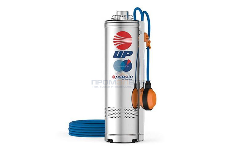 Насос колодезный Pedrollo UPm 2/6-GE (1,5 кВт, Qmax 80 л/мин, Hmax 93 м, 1x230В, с поплавком)