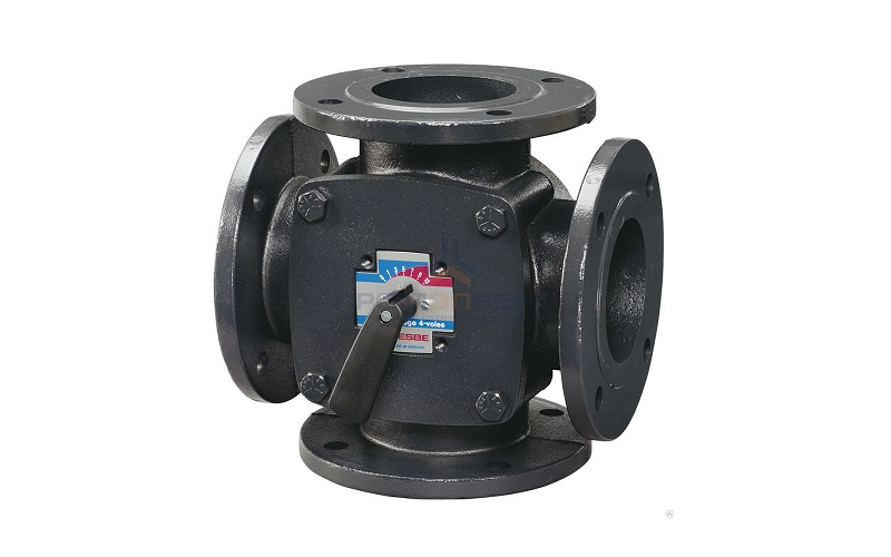 Клапан термостатический смесительный ESBE 4F - Ду80 (фланцевое соединение, PN6, 110°C, KVS 150)