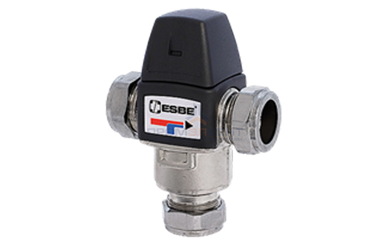 Клапан термостатический смесительный ESBE VTA333 - 15/22 мм (НГ, PN10, регулировка 35-60°C, KVS 1.2)