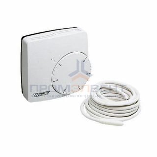 Термостат комнатный WATTS WFHT-DUAL (с датчиком пола, для сервоприводов 22C и 26LC - 230В, Н.О- Н.З)