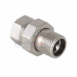 Сгон разъемный VALTEC VTr.341 - 2" (резьба внутренняя/наружная, латунь никелированная)