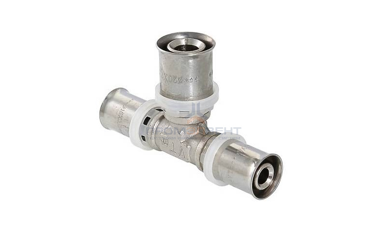 Тройник переходной VALTEC VTm.231 - 26 x 20 x 26 (прессовой, для металлопластиковых труб)