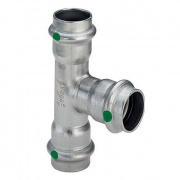 Тройник равнопроходной Viega Sanpress Inox 2318 - 54 (нержавеющая сталь)