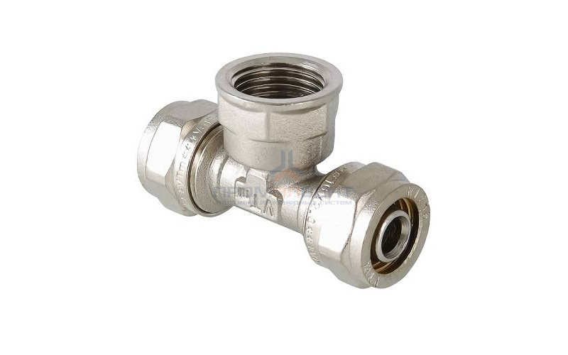 Тройник с переходом на внутреннюю резьбу VALTEC VTm.332 - 20 x 1/2