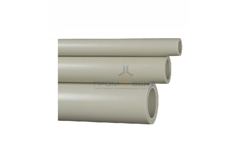 Труба полипропиленовая FV-Plast CLASSIC - 20×3,4 (PN20, штанга 4м, цвет серый)