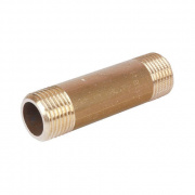 Удлинитель резьбовой STOUT - 1"1/4 длина 250 мм (НР/НР, латунь без покрытия)