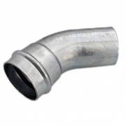 Отвод 45° Conex Banninger PC 5040 - 18 (оцинкованная сталь)