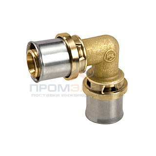 Отвод 90° Giacomini RM122 - 16x2.0 (прессовой, для металлопластиковых труб)