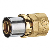 Переход на внутреннюю резьбу Giacomini RM109 - 26x3.0 x 3/4" (прессовой, для металлопластик.труб)