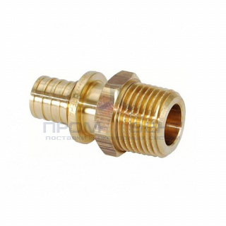 Переход на наружную резьбу REHAU RX - 25 x 3/4" (бронза, для труб из сшитого полиэтилена RAUTITAN)