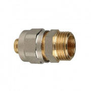 Переход на наружную резьбу STOUT - 32 x 1"1/4 (винтовой, для металлопластиковых труб)