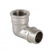 Переход с внутренней резьбы на наружную угловой VALTEC VTr.092 - 1/2" (латунь никелированная)