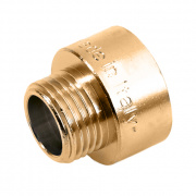 Переходник латунный с внутренней резьбой на наружную STOUT - 3/8" x 1/4"