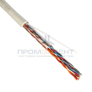 Магистральный кабель UTP 10PR 24AWG 10х2х0.52 cat 5e витая пара (бухта 305м)