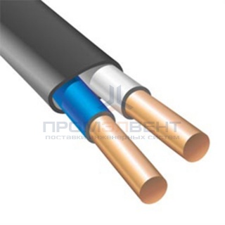 Кабель силовой ВВГнг(А)-LS 2х2,5 плоский ГОСТ 31996 (Электрокабель НН)