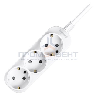 Anam Legrand e-Fren 3 Удлинитель,шнур 2.5м, 10A, 250V