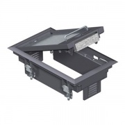 Лючок GES2U (универсальный) 3xModul45 (полиамид,серый)