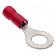 Наконечник кольцевой изолированный НКИ 0.25–1.5мм2 М3 19А красный (100шт.)