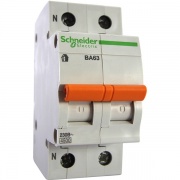 Автоматический выключатель Schneider Electric ВА63 1п+н 32A C 4,5 кА (автомат)
