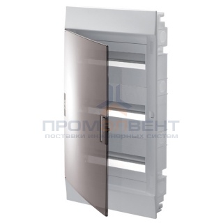 Бокс в нишу ABB Mistral41 36М (3x12) прозрачная дверь c клеммным блоком