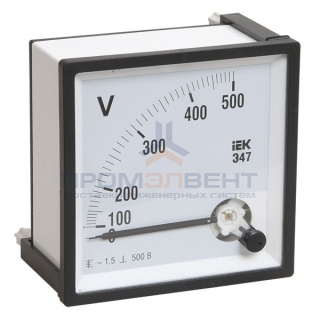 Вольтметр Э47 500В кл. точн. 1,5 96х96мм